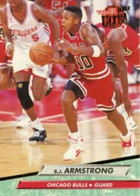 1992-93 Fleer Ultra B.J. Armstrong #24 Chicago Bulls