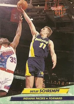 1992-93 Fleer Ultra Detlef Schrempf #79 Indiana Pacers