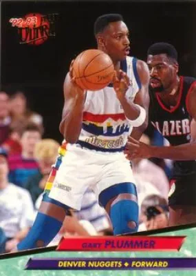 1992-93 Fleer Ultra Gary Plummer RC #254 Denver Nuggets