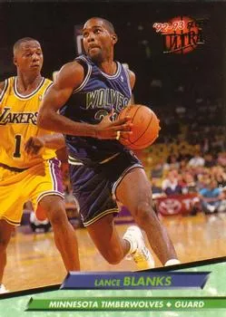 1992-93 Fleer Ultra Lance Blanks  #303 Minnesota Timberwolves