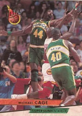 1993-94 Fleer Ultra Michael Cage #175 Seattle SuperSonics