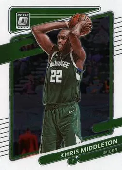 2021-22 Panini Donruss Optic Khris Middleton #143 Milwaukee Bucks