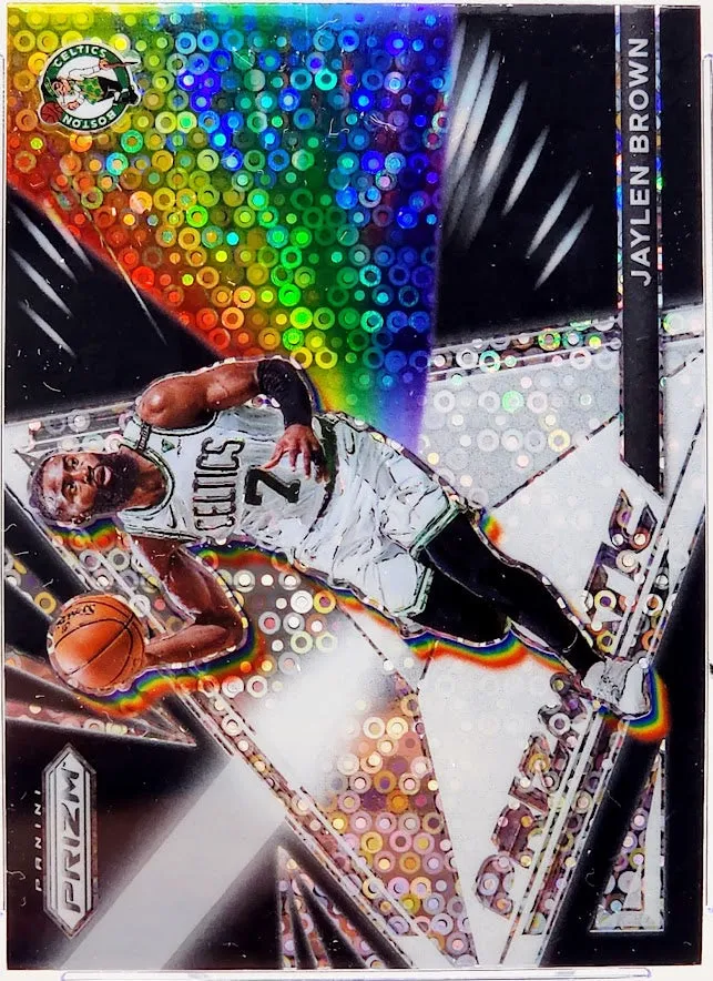 2021-22 Panini Prizm Prizmatic Fastbrak Disco Jaylen Brown #16 Boston Celtics CSG Gem Mint 10