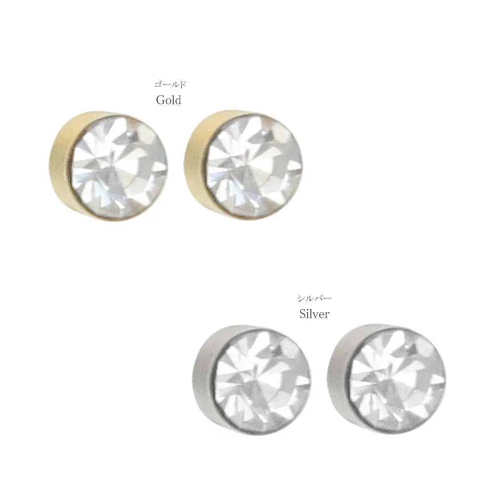 3mm Stone 18K Gold Post Studs