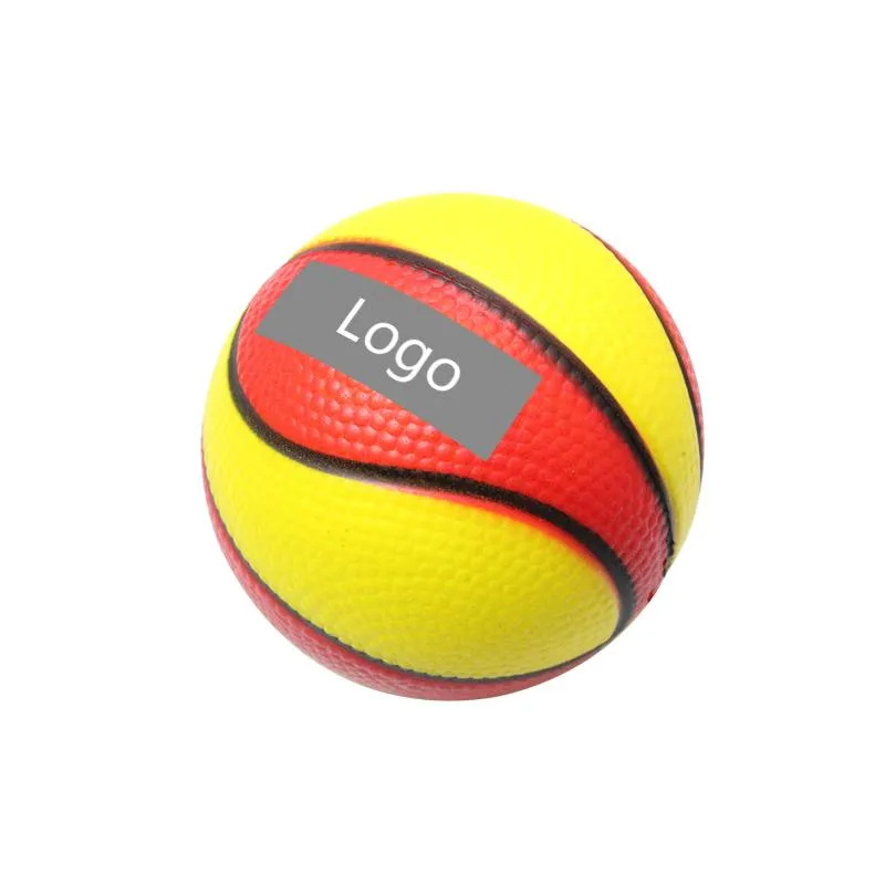 7cm Basketball Two-color Stress Ball