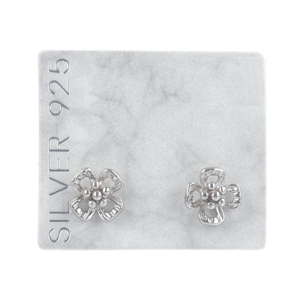 925 Silver Flower Studs