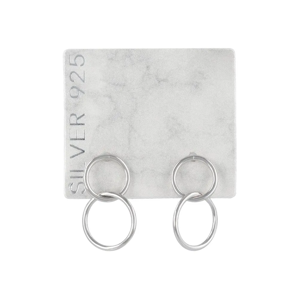 925 Silver Link Earrings