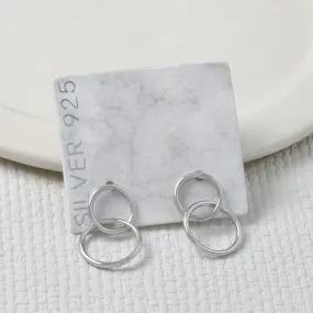 925 Silver Link Earrings