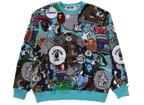 A Bathing Ape Comic Art Crewneck