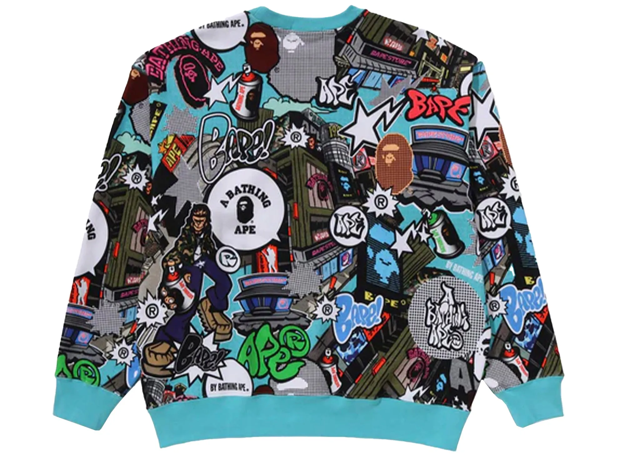 A Bathing Ape Comic Art Crewneck