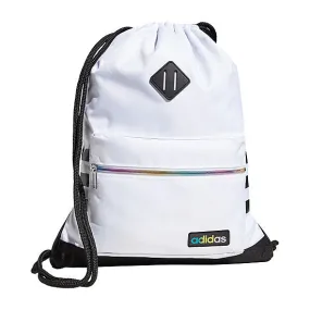 ADIDAS CLASSIC 3S SACKPACK DRAWSTRING BAG-White/Black