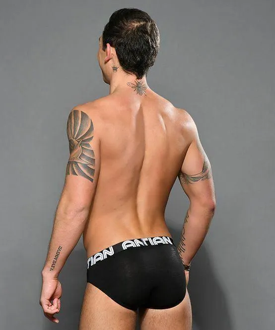 Andrew Christian Brief Bamboo Soft Rayon Antibacterial Briefs Black 92149 49