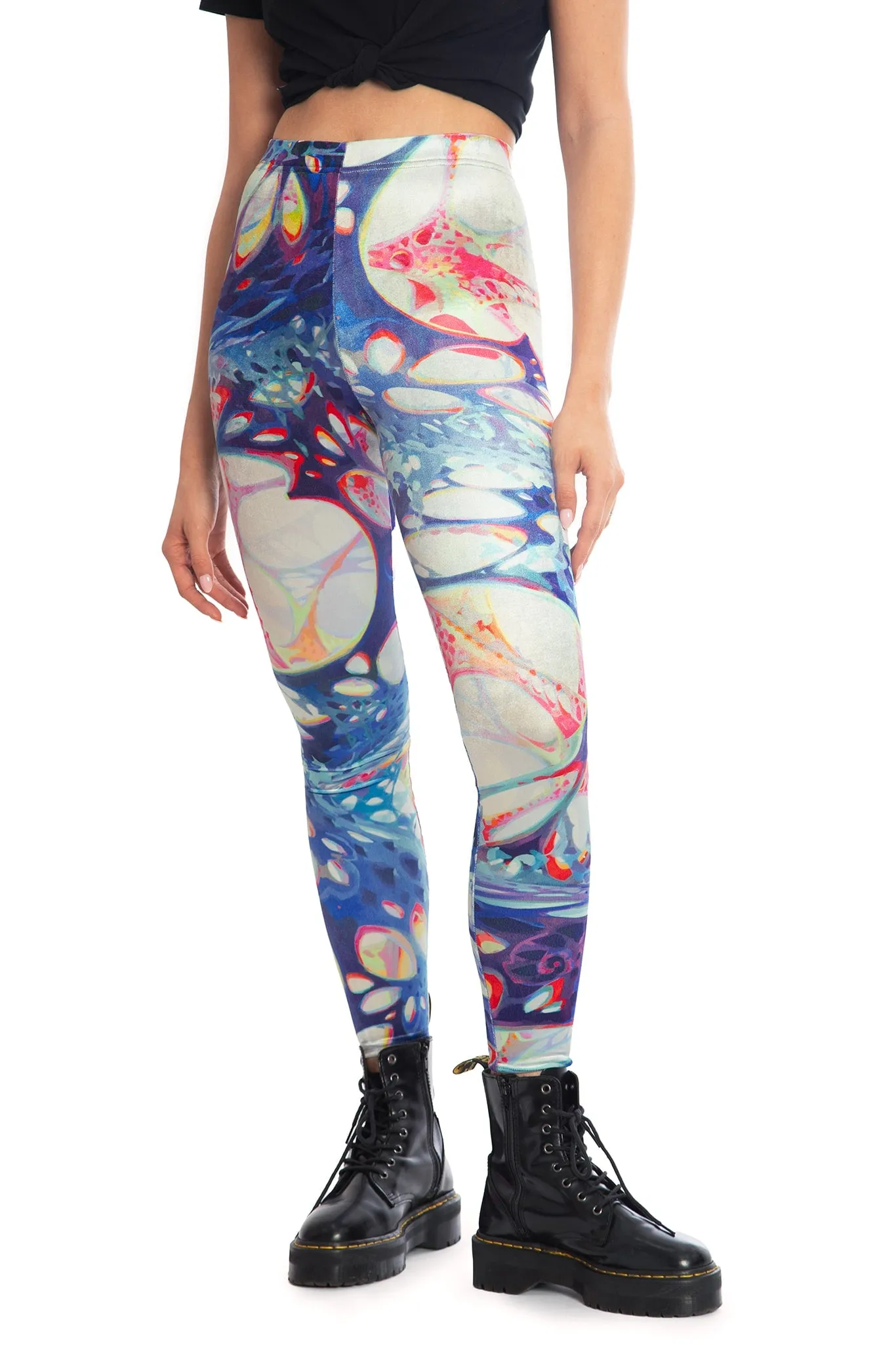 Anomaly Velvet High Waisted Leggings