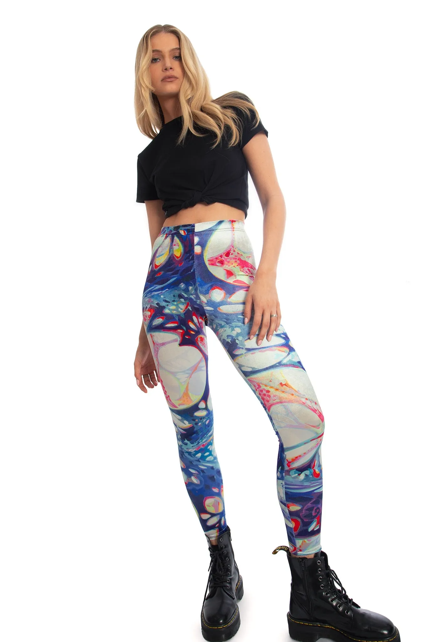 Anomaly Velvet High Waisted Leggings