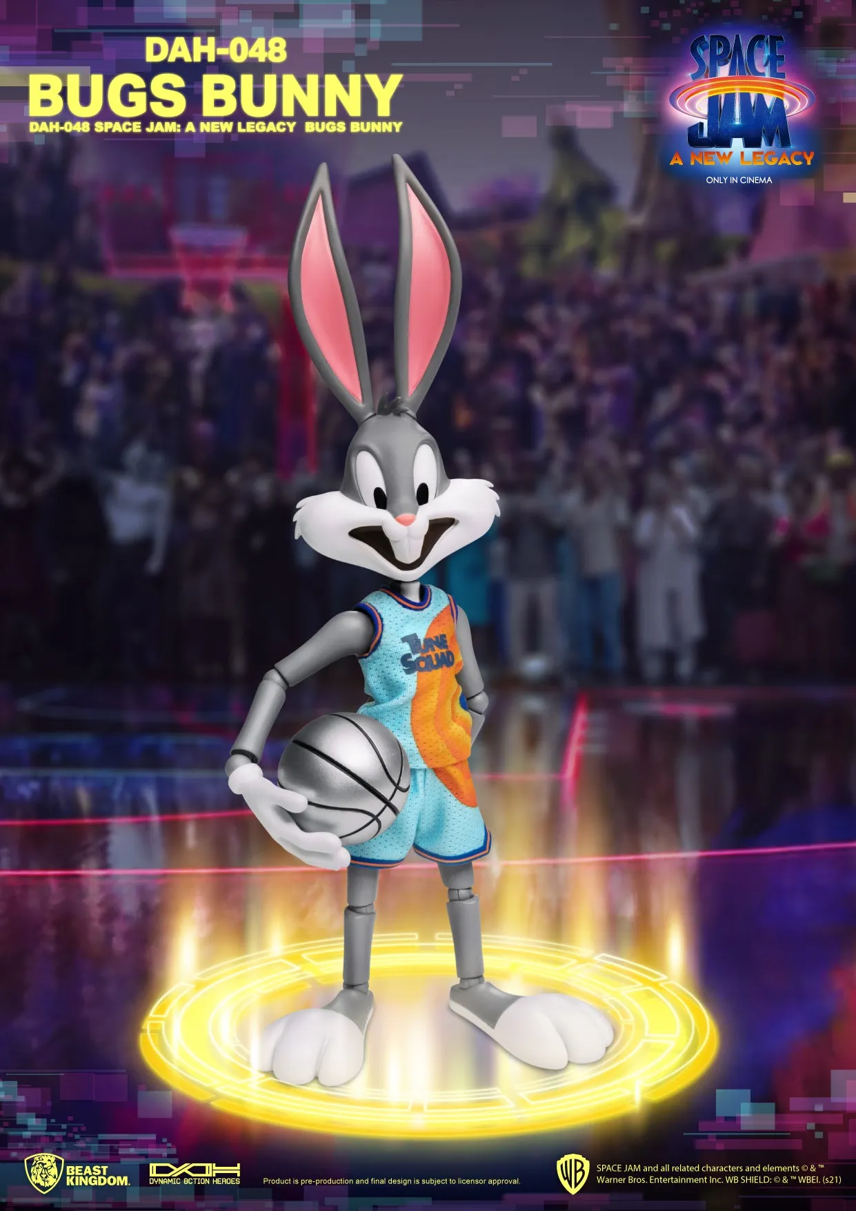 Beast Kingdom DAH-048 Warner Bros. Space Jam A New Legacy: Bugs Bunny Dynamic 8ction Heroes Action Figure