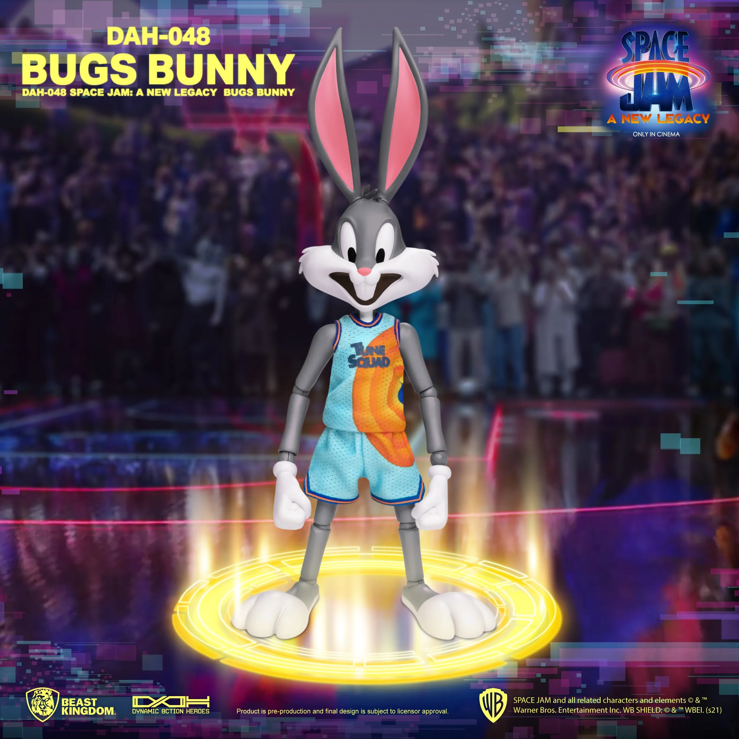 Beast Kingdom DAH-048 Warner Bros. Space Jam A New Legacy: Bugs Bunny Dynamic 8ction Heroes Action Figure