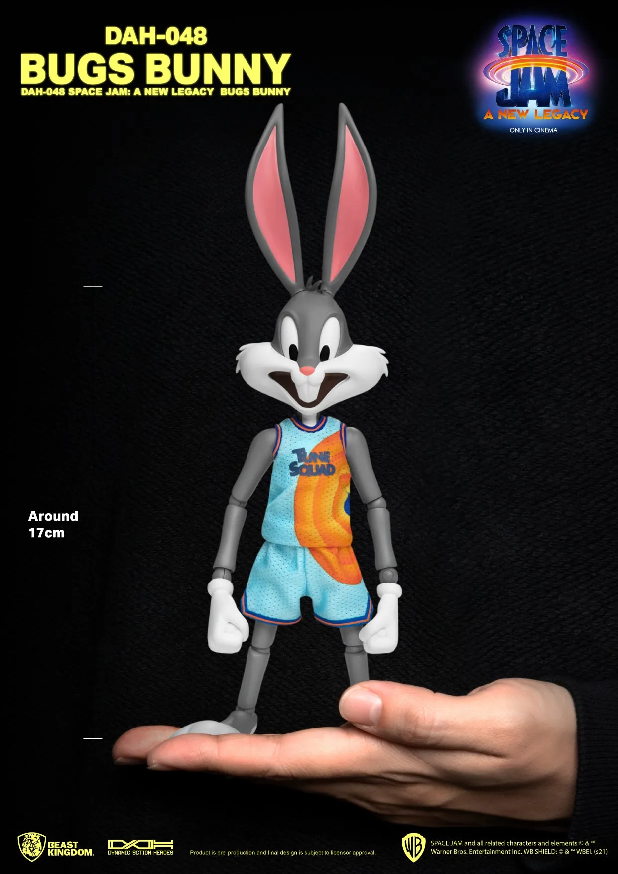 Beast Kingdom DAH-048 Warner Bros. Space Jam A New Legacy: Bugs Bunny Dynamic 8ction Heroes Action Figure