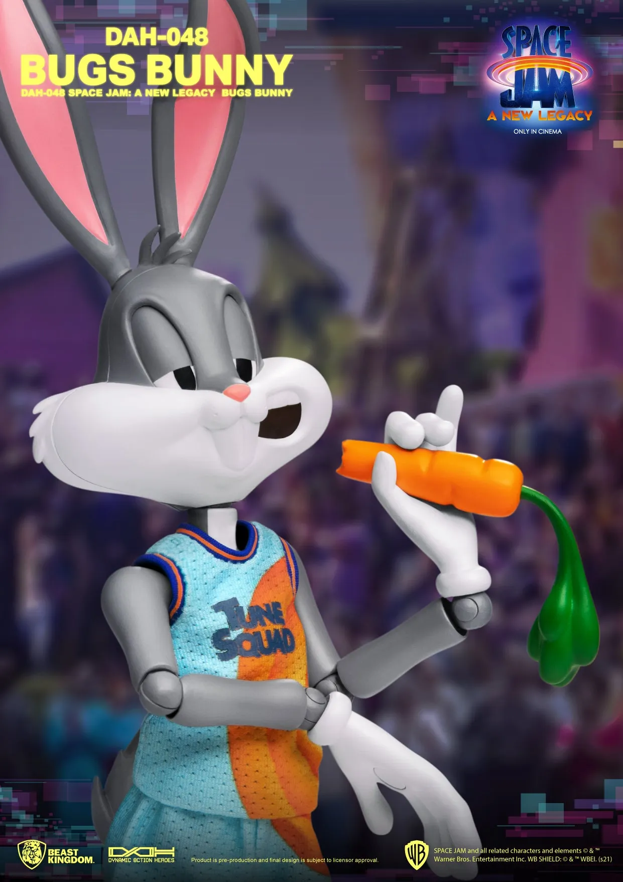 Beast Kingdom DAH-048 Warner Bros. Space Jam A New Legacy: Bugs Bunny Dynamic 8ction Heroes Action Figure