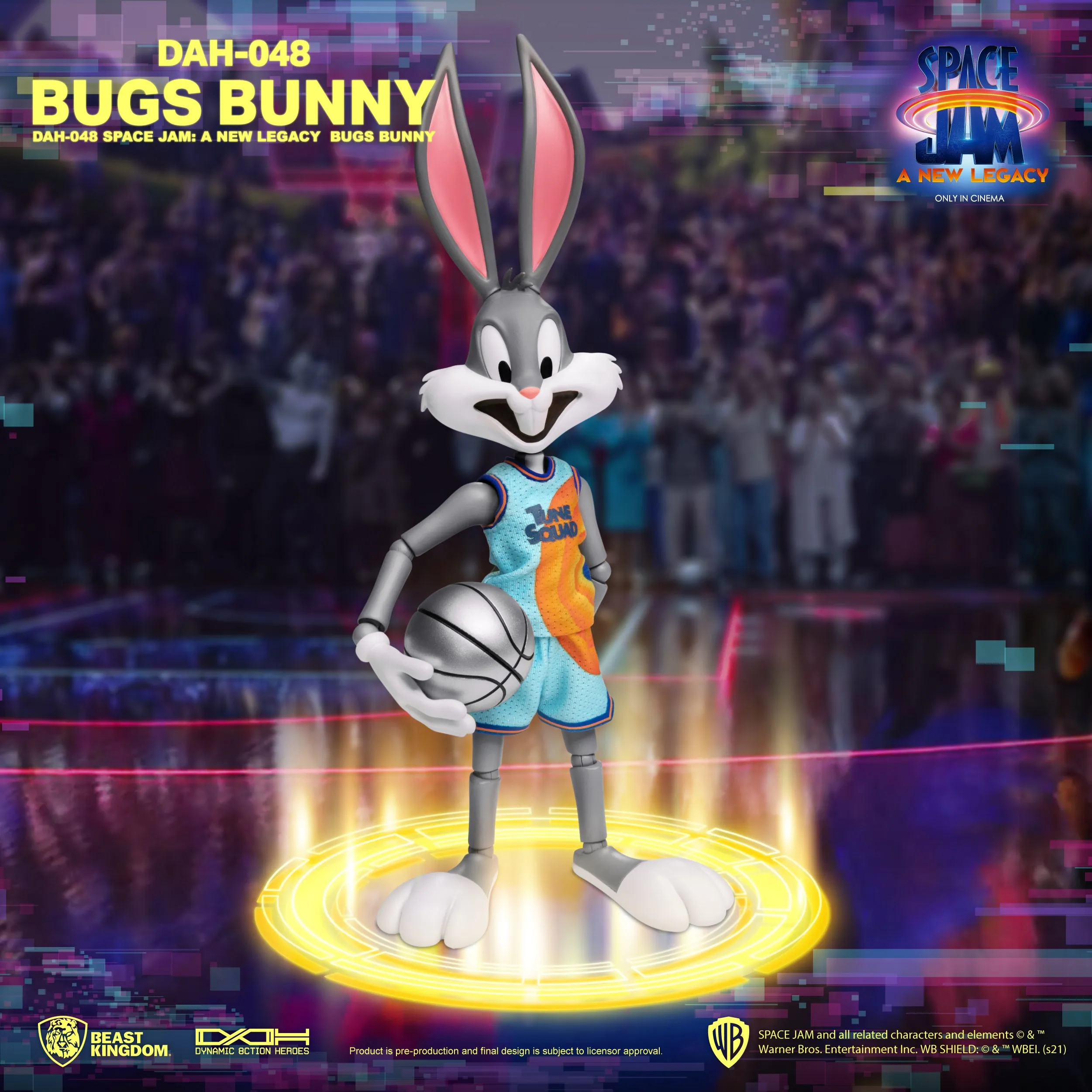 Beast Kingdom DAH-048 Warner Bros. Space Jam A New Legacy: Bugs Bunny Dynamic 8ction Heroes Action Figure