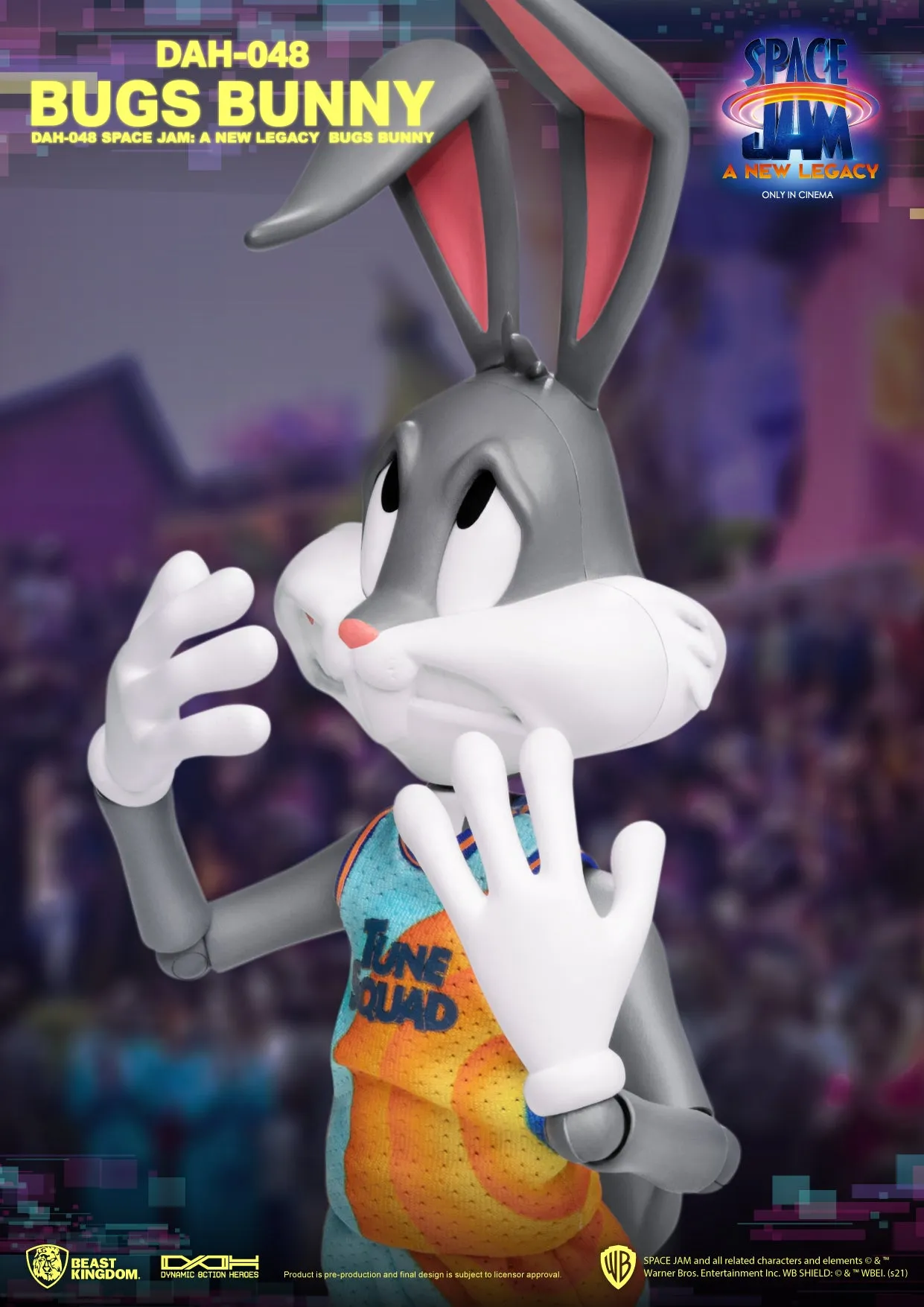 Beast Kingdom DAH-048 Warner Bros. Space Jam A New Legacy: Bugs Bunny Dynamic 8ction Heroes Action Figure