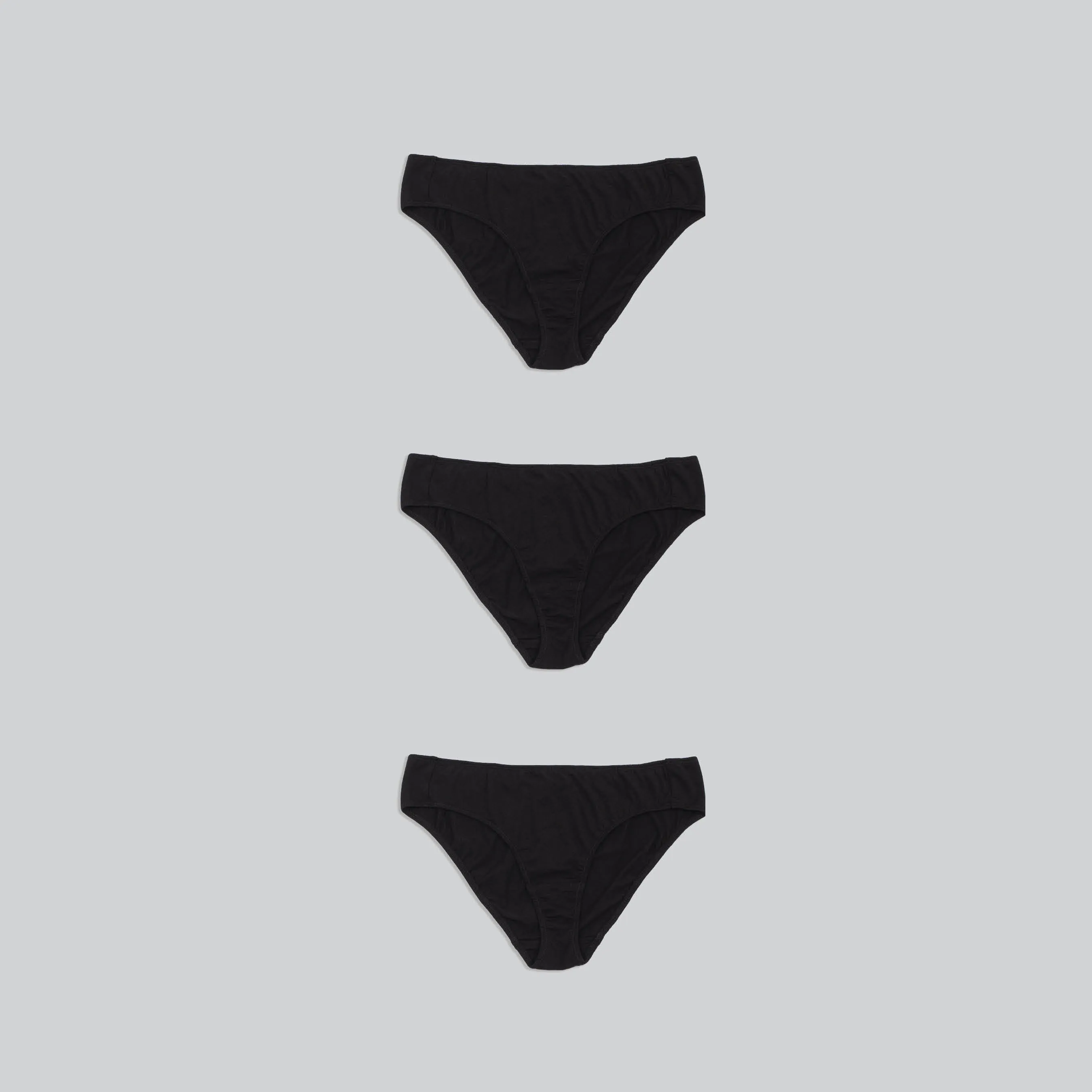 Bikini Trio ~ 3 Organic Cotton Underwear