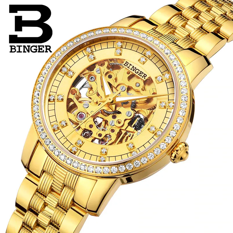 Binger Swiss Mechanical Miyota Luxury Men Watch B 5051