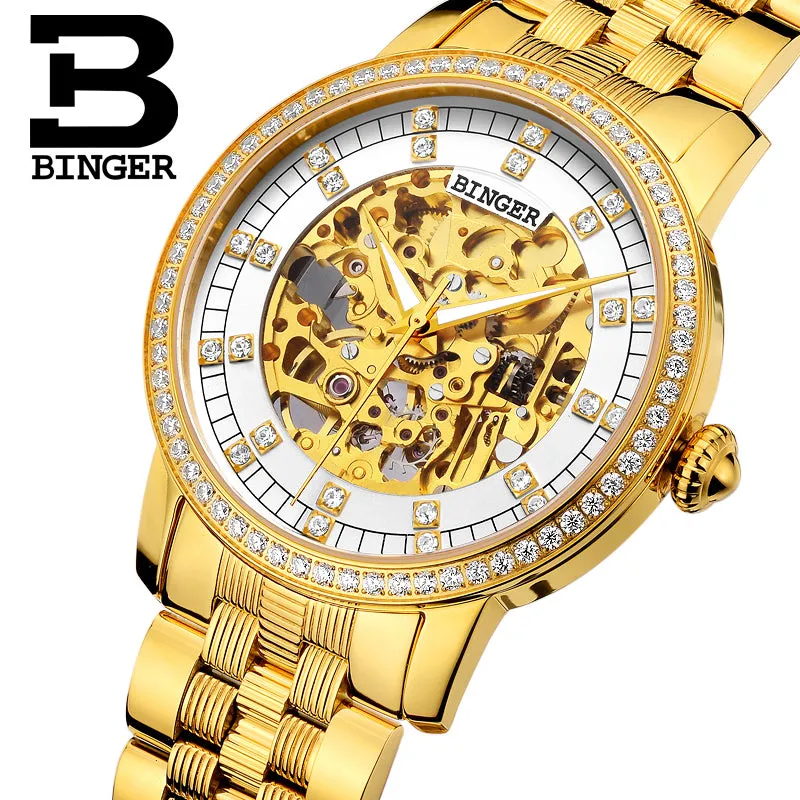 Binger Swiss Mechanical Miyota Luxury Men Watch B 5051