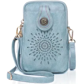 Blue CrossBody Bag-Sunflower