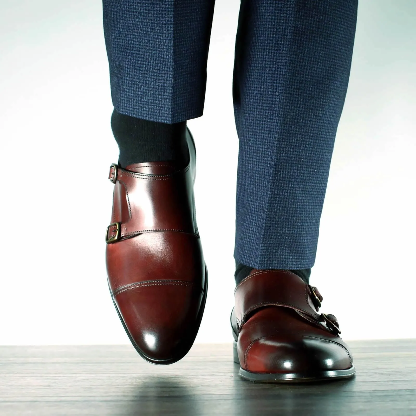 Bourne Monk Strap Conker Brown