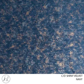 C/D Shiny Velvet (913 CP) (280cm) (Navy)