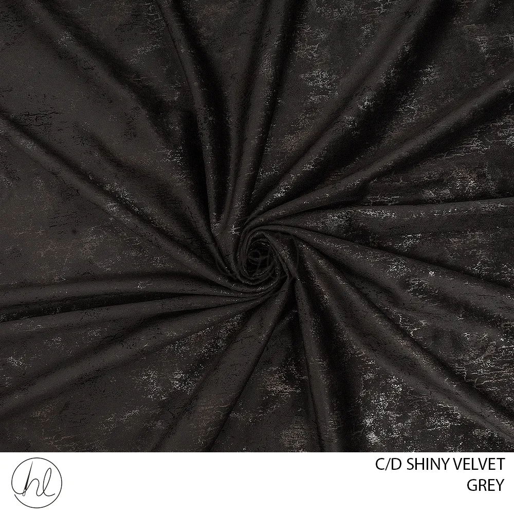 C/D Shiny Velvet (CP) (280cm) (Grey)