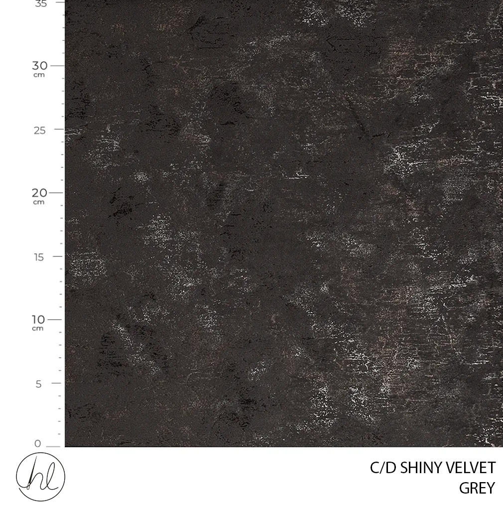 C/D Shiny Velvet (CP) (280cm) (Grey)