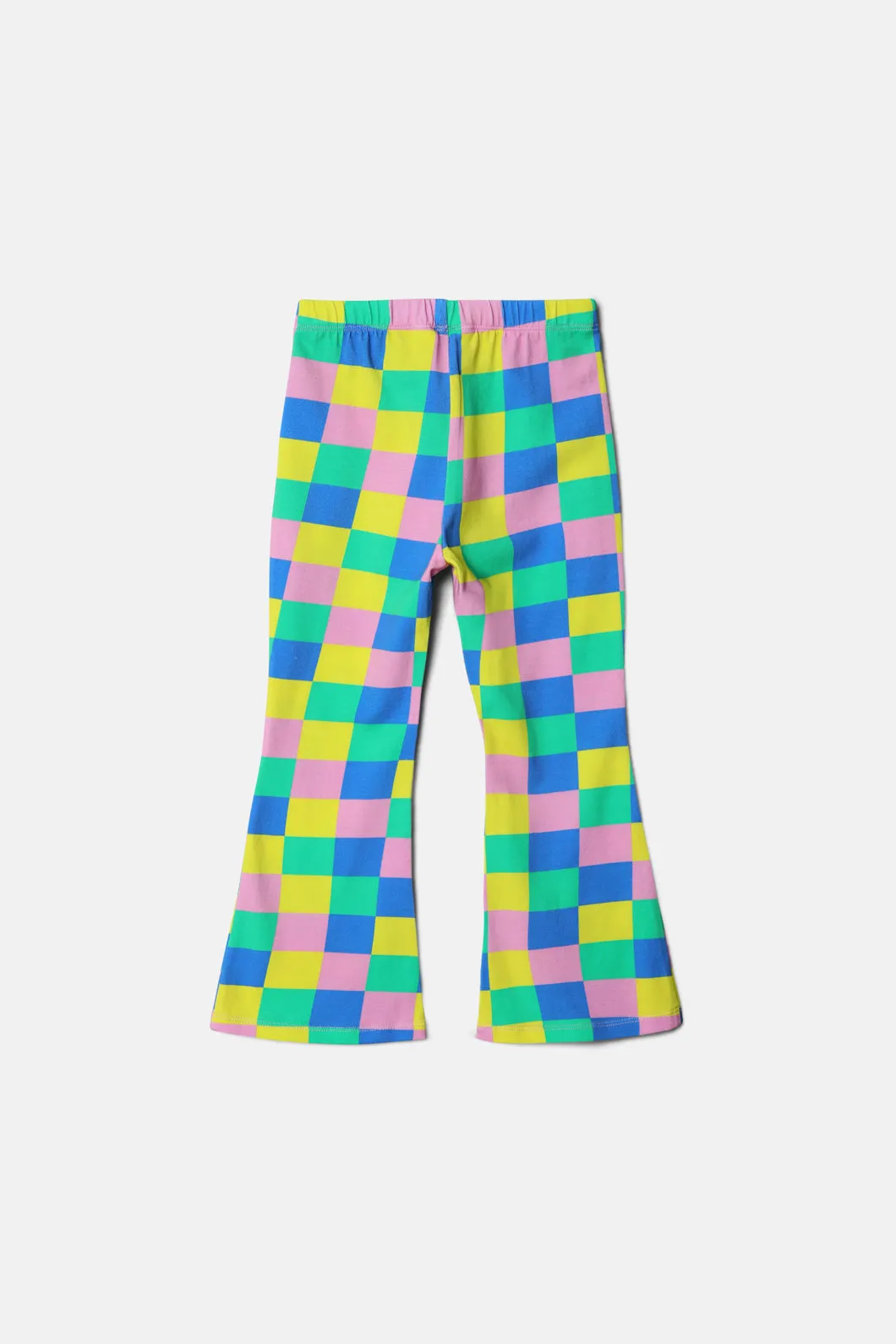 Checkerboard Flared Legging