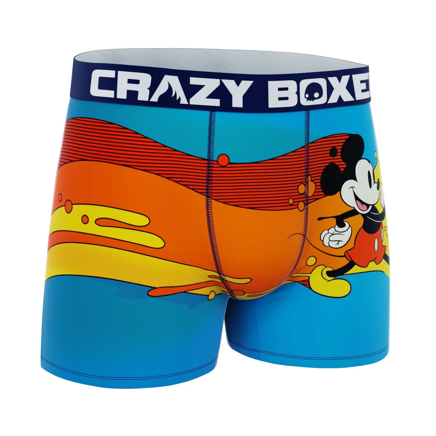 CRAZYBOXER Disney Mickey Mouse Happy Men's Boxer Briefs