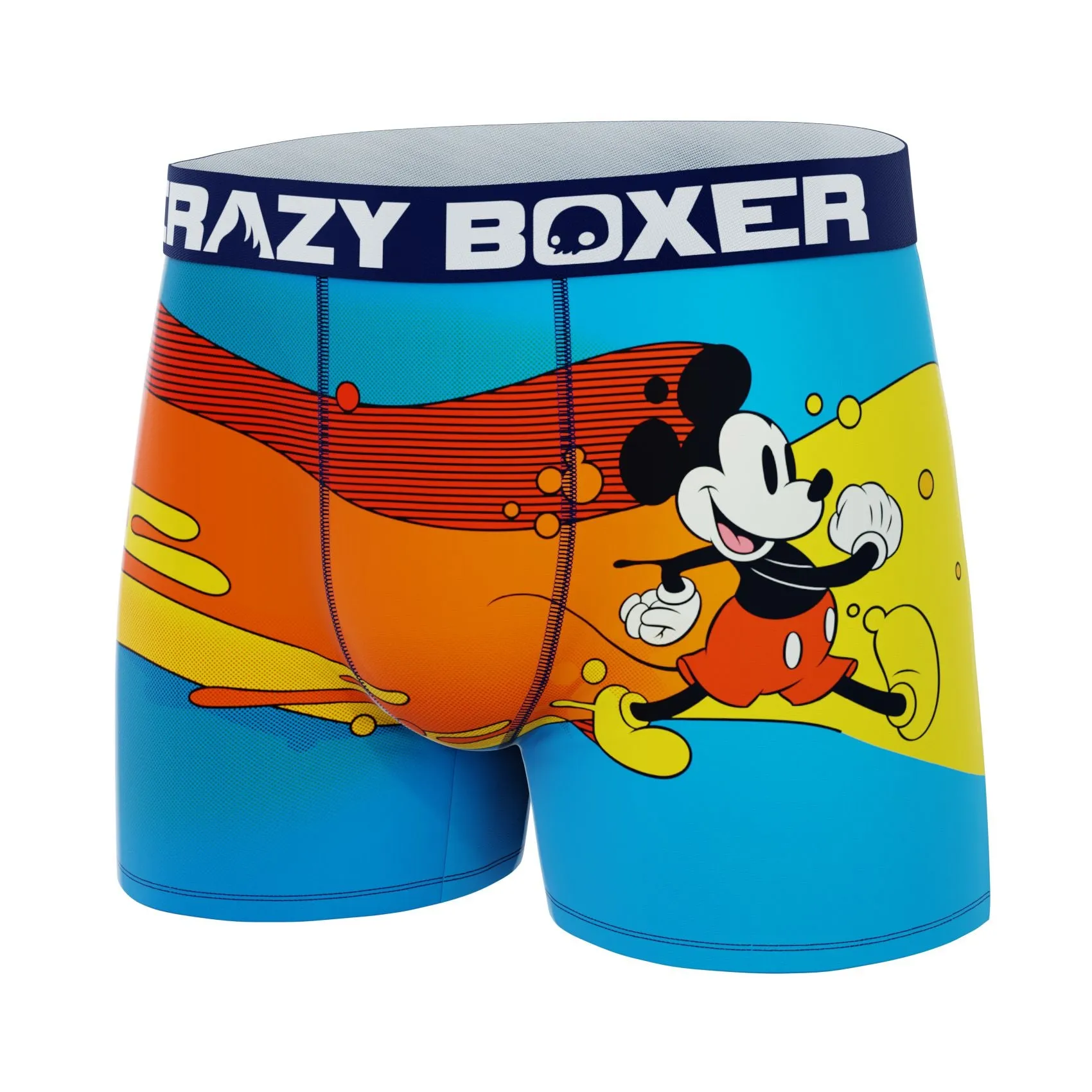 CRAZYBOXER Disney Mickey Mouse Happy Men's Boxer Briefs