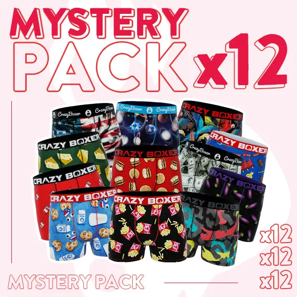 CRAZYBOXER Mystery Pack 12 Boxer Briefs