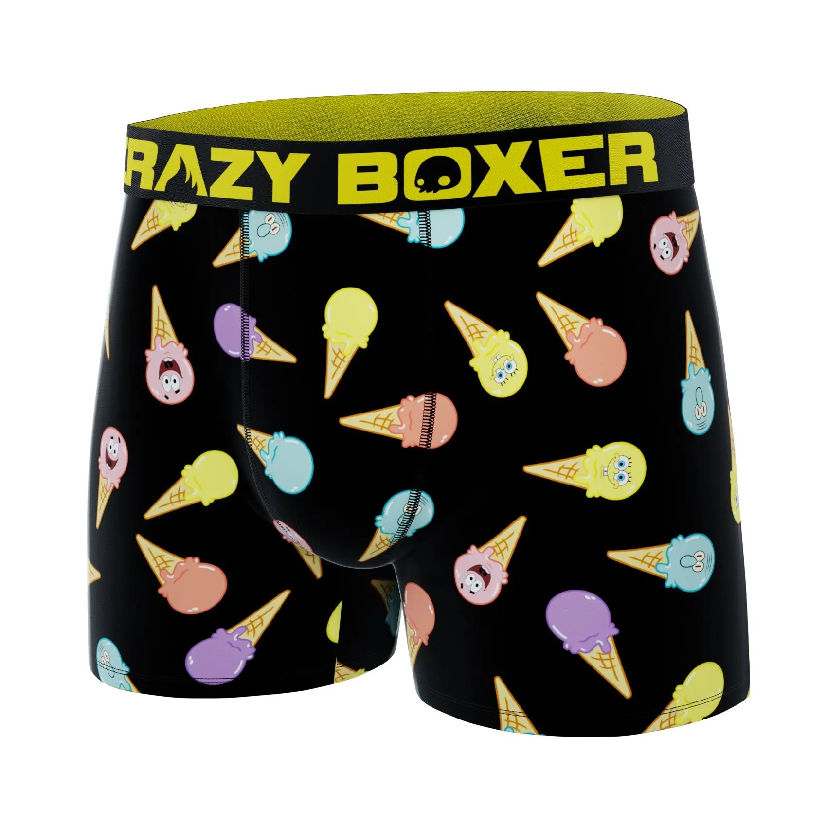 CRAZYBOXER SpongeBob Ice Cream Men's Boxer Briefs