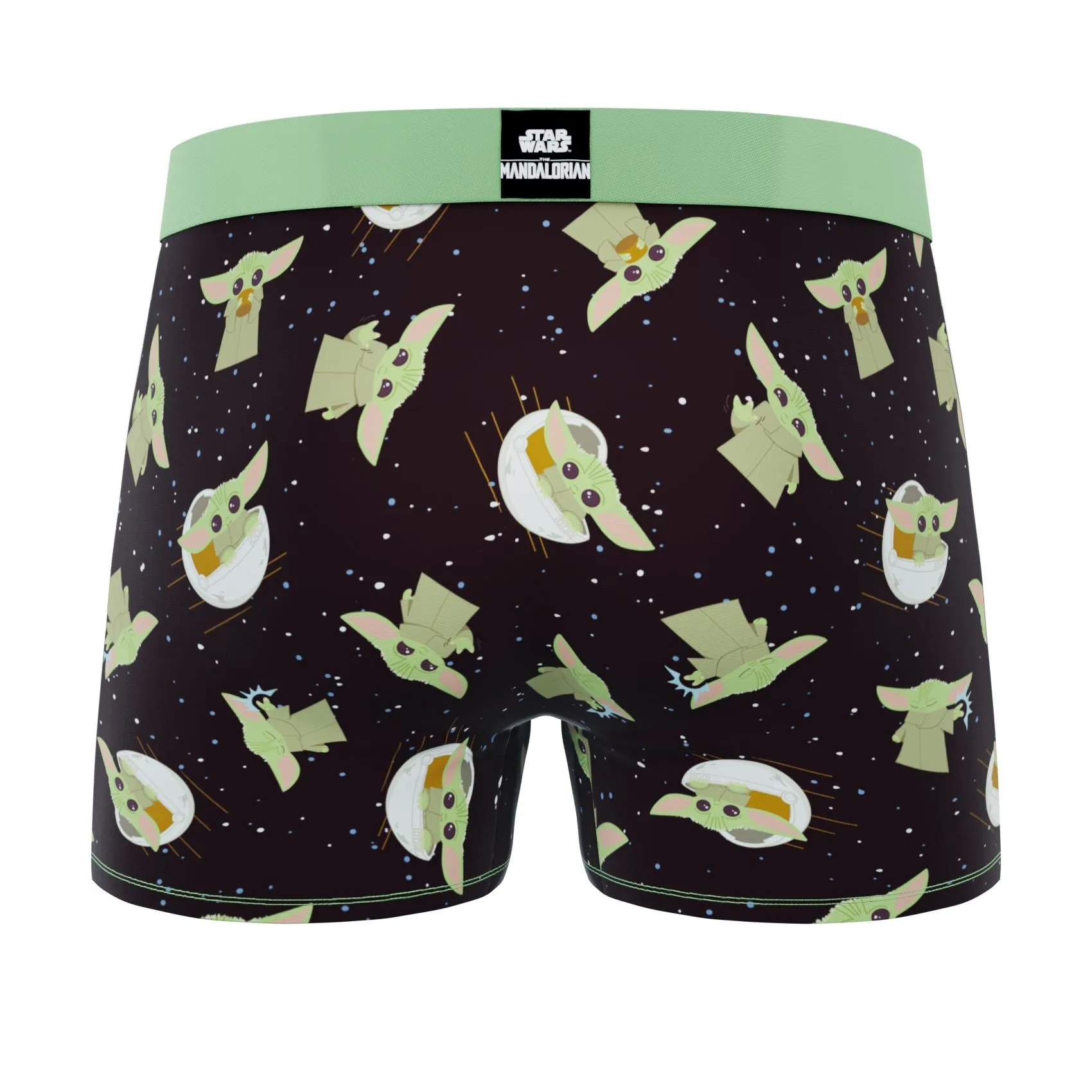 CRAZYBOXER The Mandalorian Baby Yoda Desert Men's Boxer Briefs (3 pack)