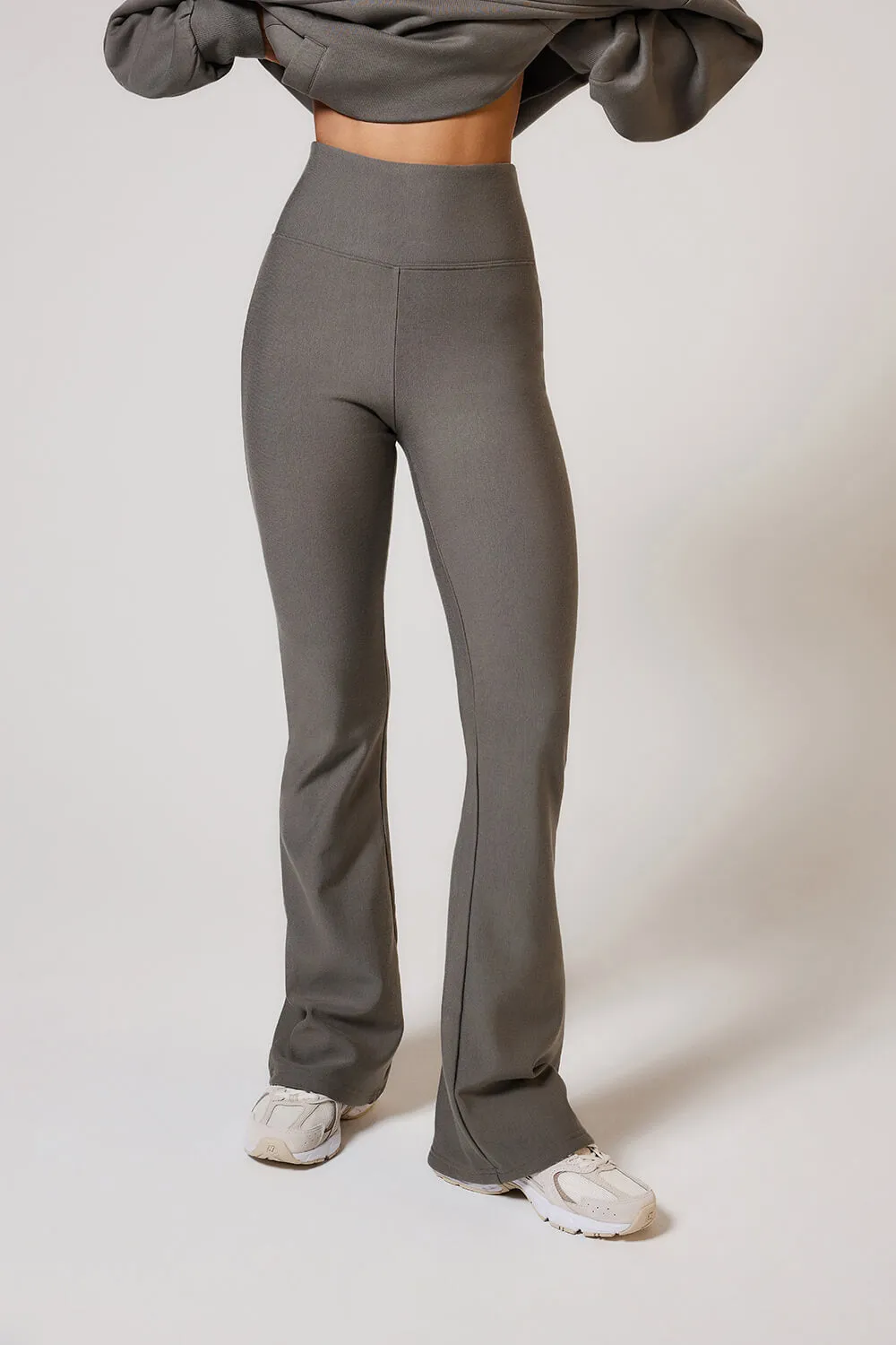 Curve Winter Flare Leggings - Slate Green