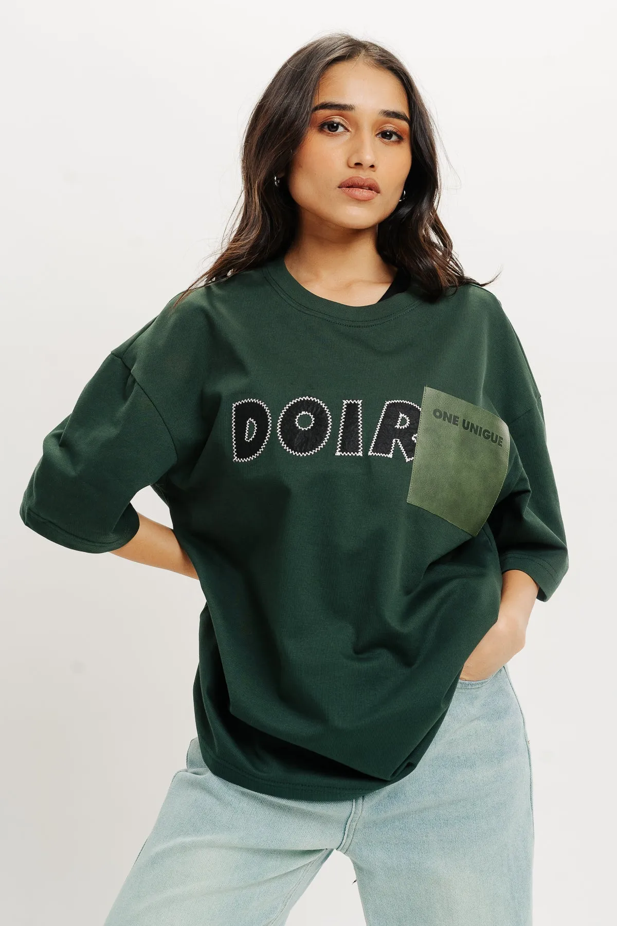 Dark Green Doir Tee