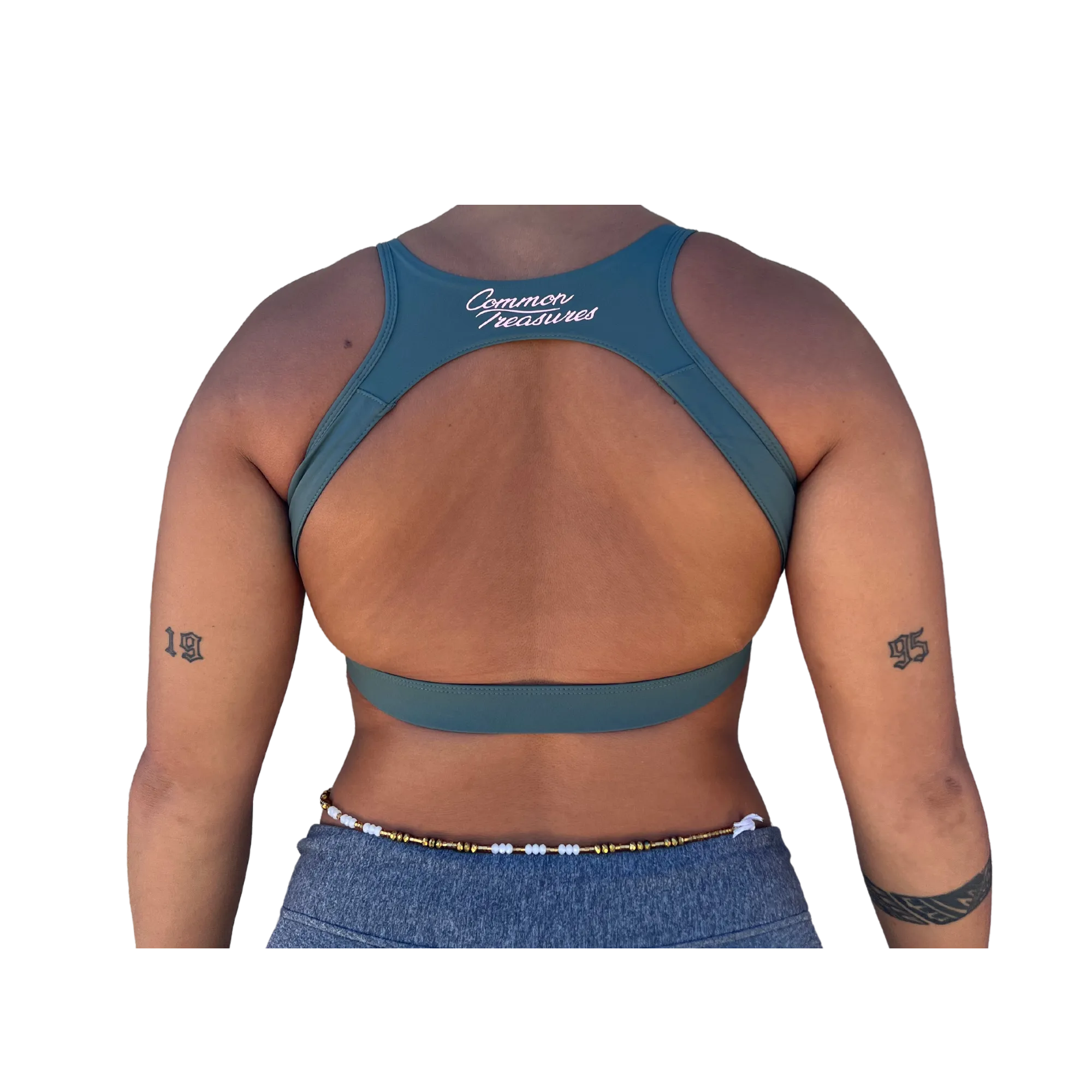 Deep Neck Hollow Back - Jade Sports Bra