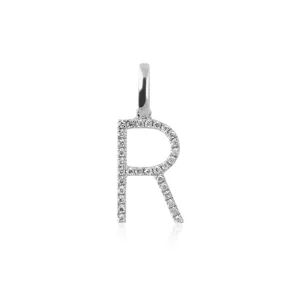 Diamond Letter Pendant 10