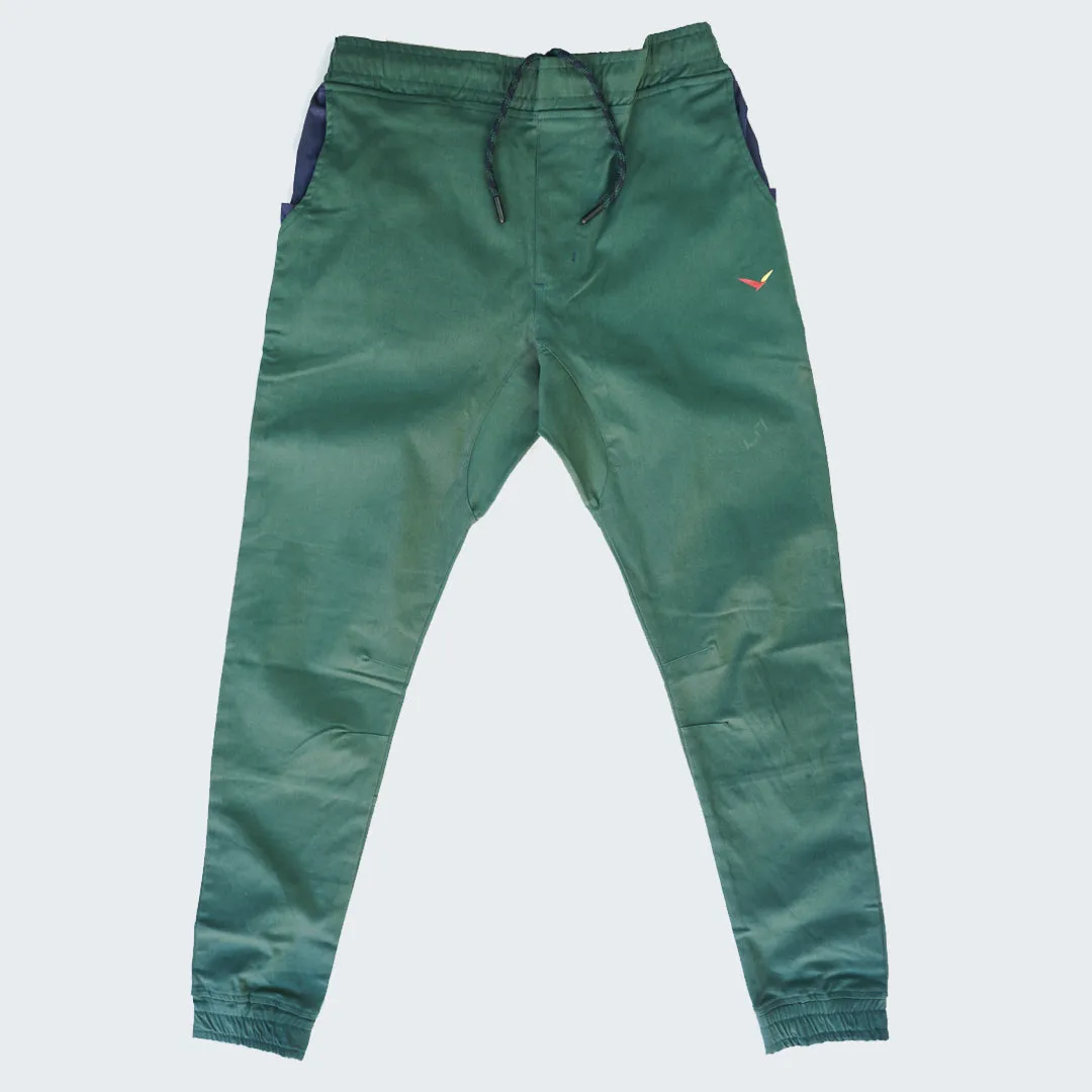 Earth Joggers in Jade Green