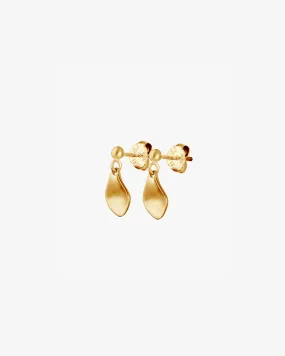 Gaias Grace drop studs gold