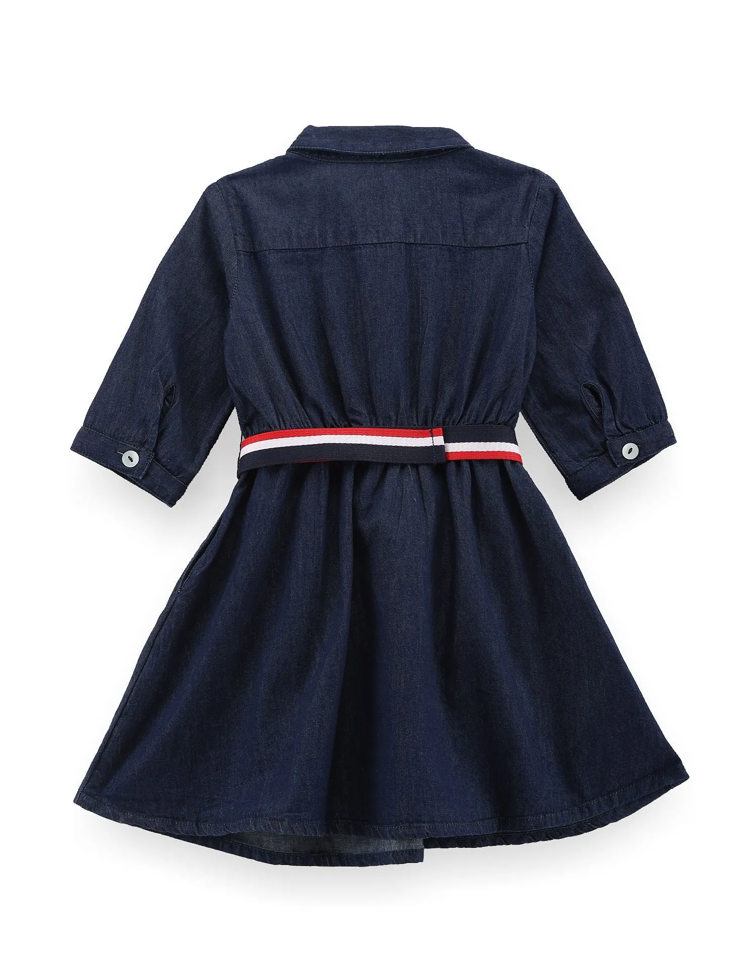 Girls Denim Shirt Dress