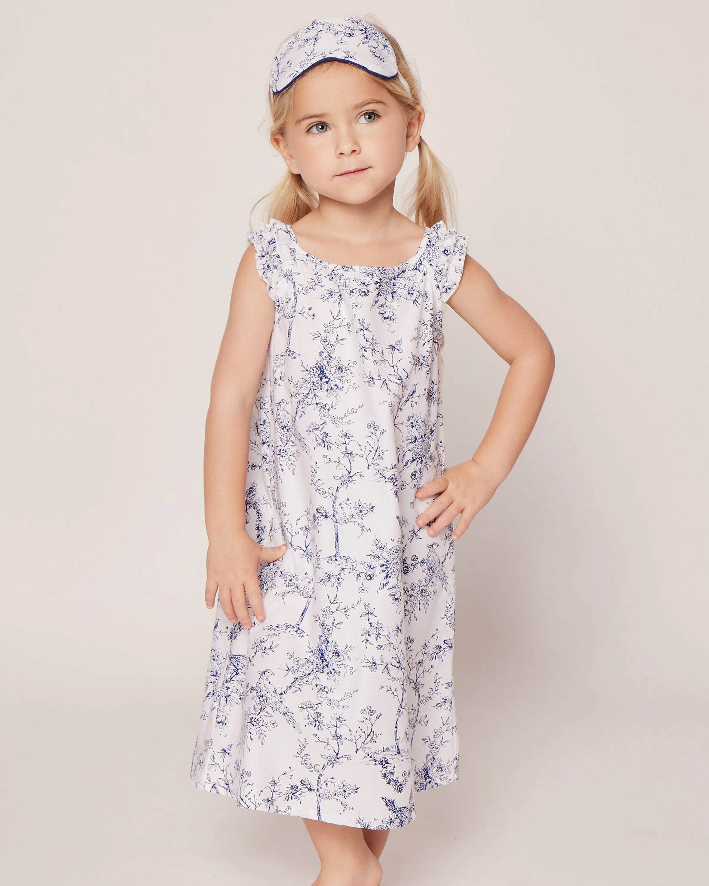 Girl's Twill Amelie Nightgown | Timeless Toile