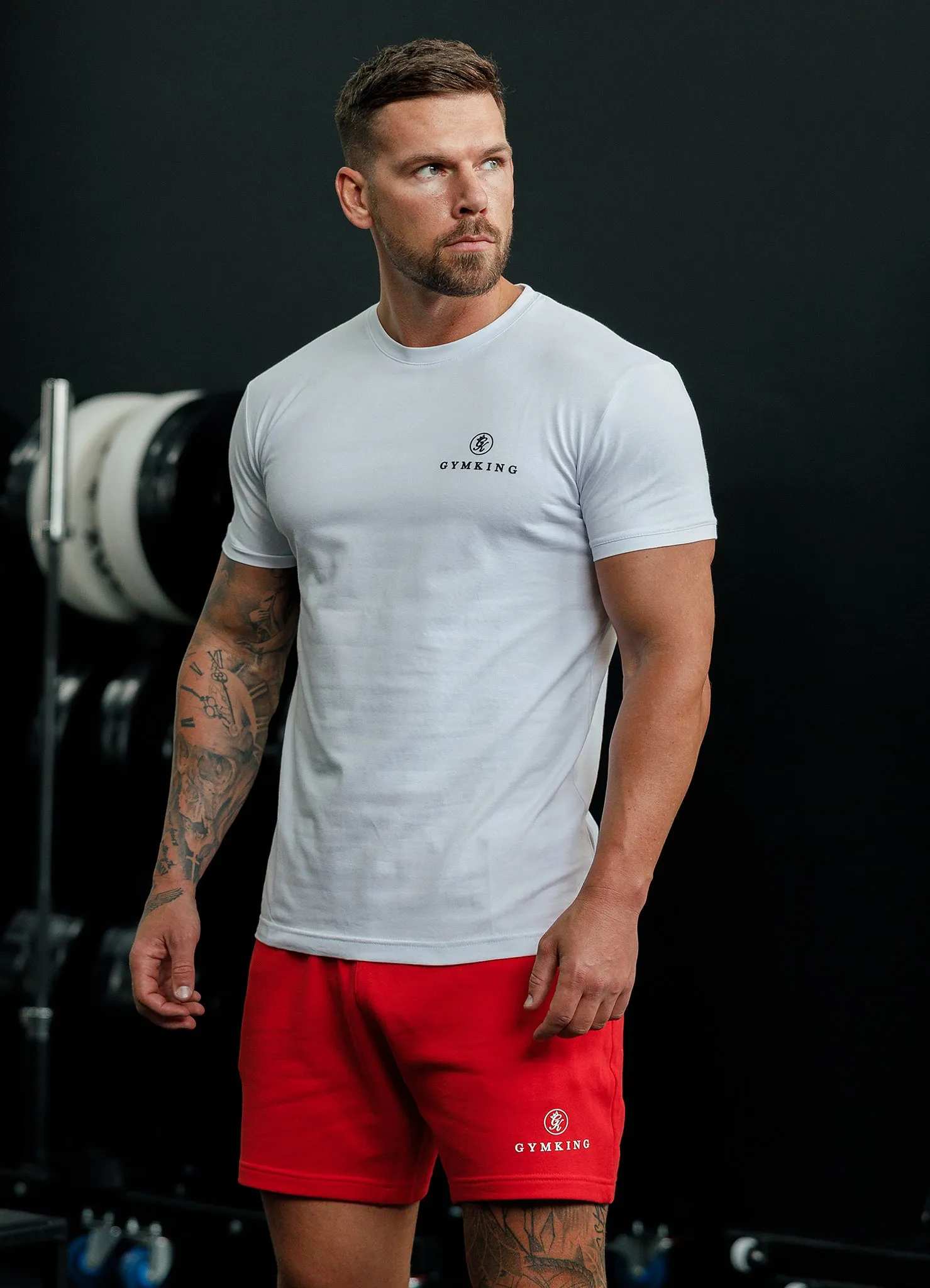 Gym King Pro Classic Tee - White