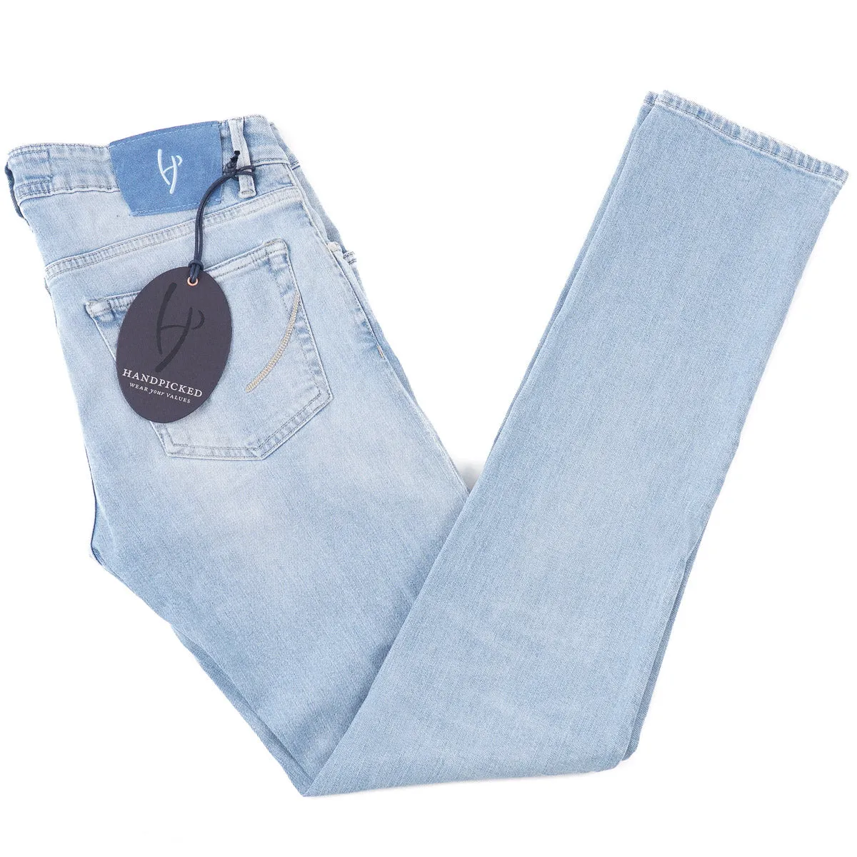 Handpicked 'Orvieto' Slim-Fit Denim Jeans