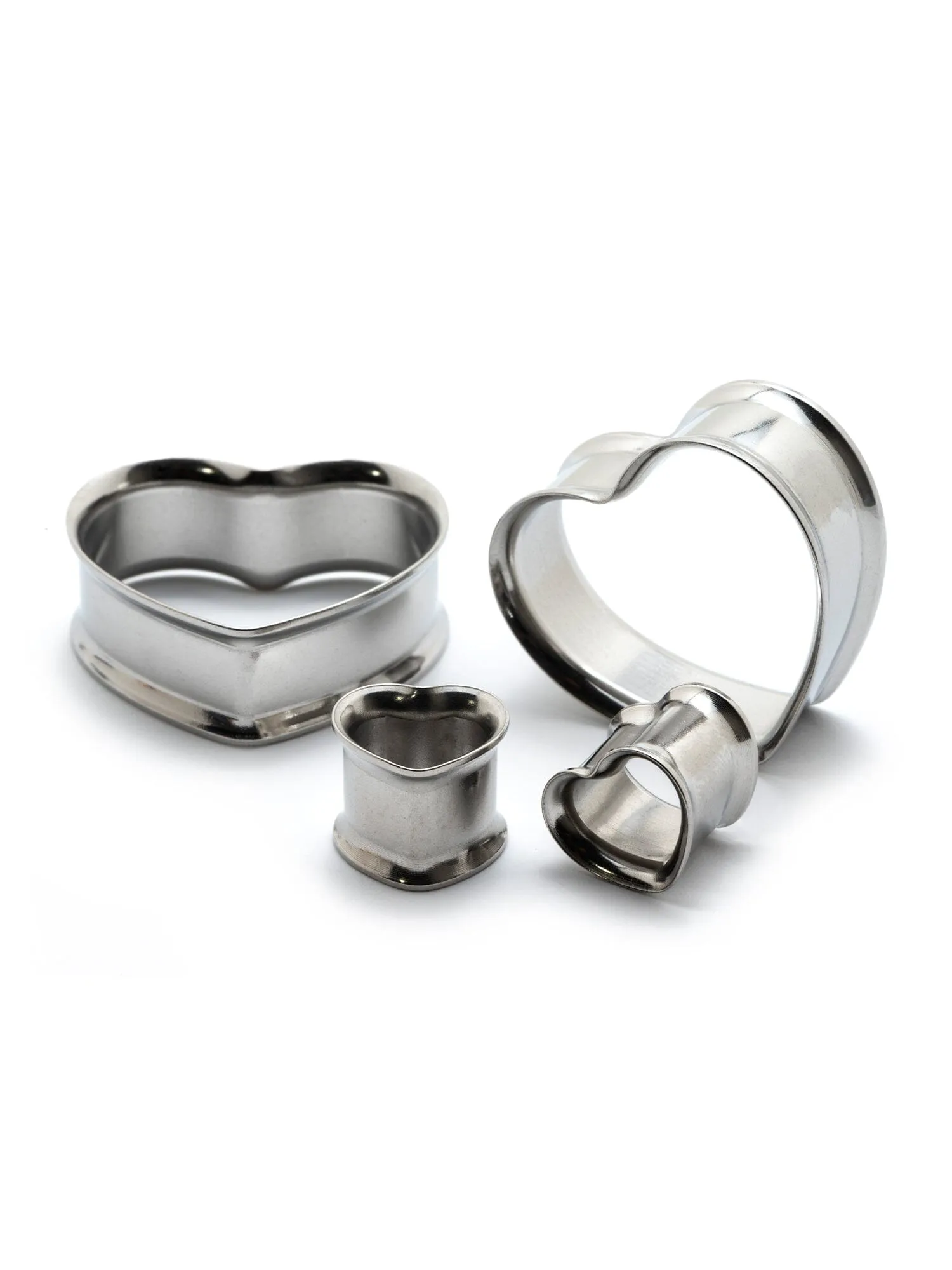 Heart Shaped Double Flared Steel Tunnels