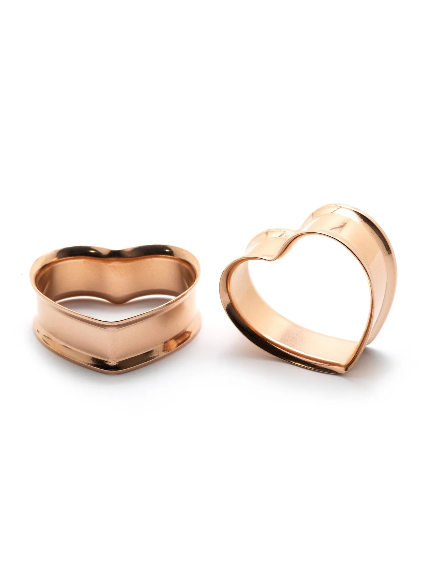 Heart Shaped Double Flared Steel Tunnels